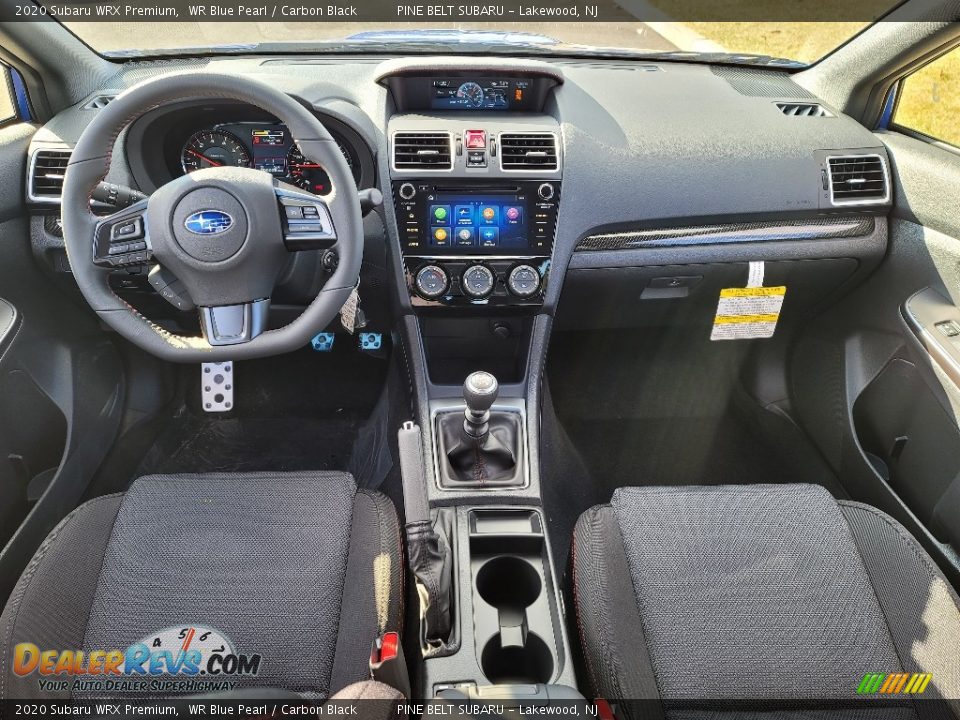 Carbon Black Interior - 2020 Subaru WRX Premium Photo #12