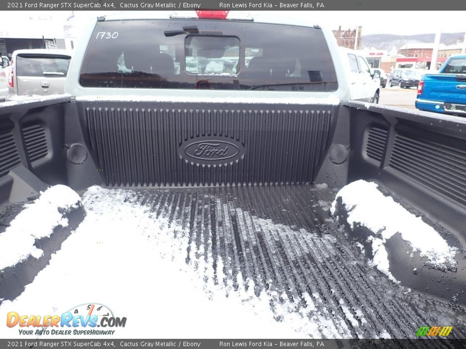 2021 Ford Ranger STX SuperCab 4x4 Cactus Gray Metallic / Ebony Photo #8