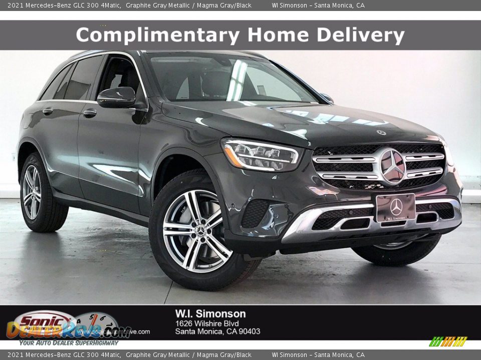 2021 Mercedes-Benz GLC 300 4Matic Graphite Gray Metallic / Magma Gray/Black Photo #1