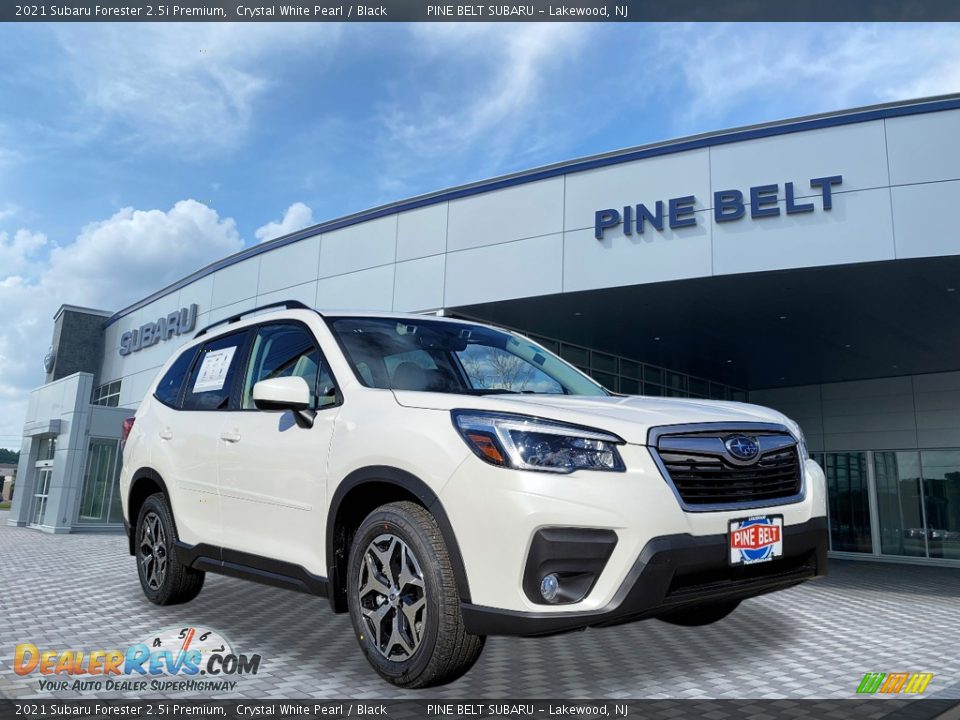 2021 Subaru Forester 2.5i Premium Crystal White Pearl / Black Photo #1