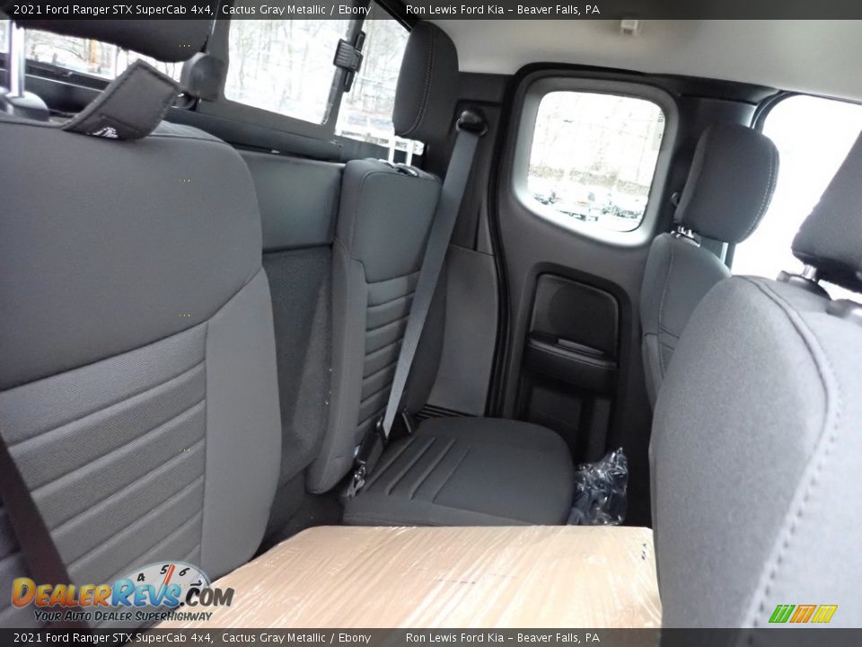 2021 Ford Ranger STX SuperCab 4x4 Cactus Gray Metallic / Ebony Photo #11