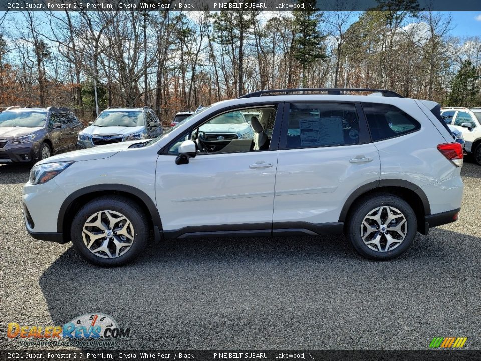 2021 Subaru Forester 2.5i Premium Crystal White Pearl / Black Photo #4