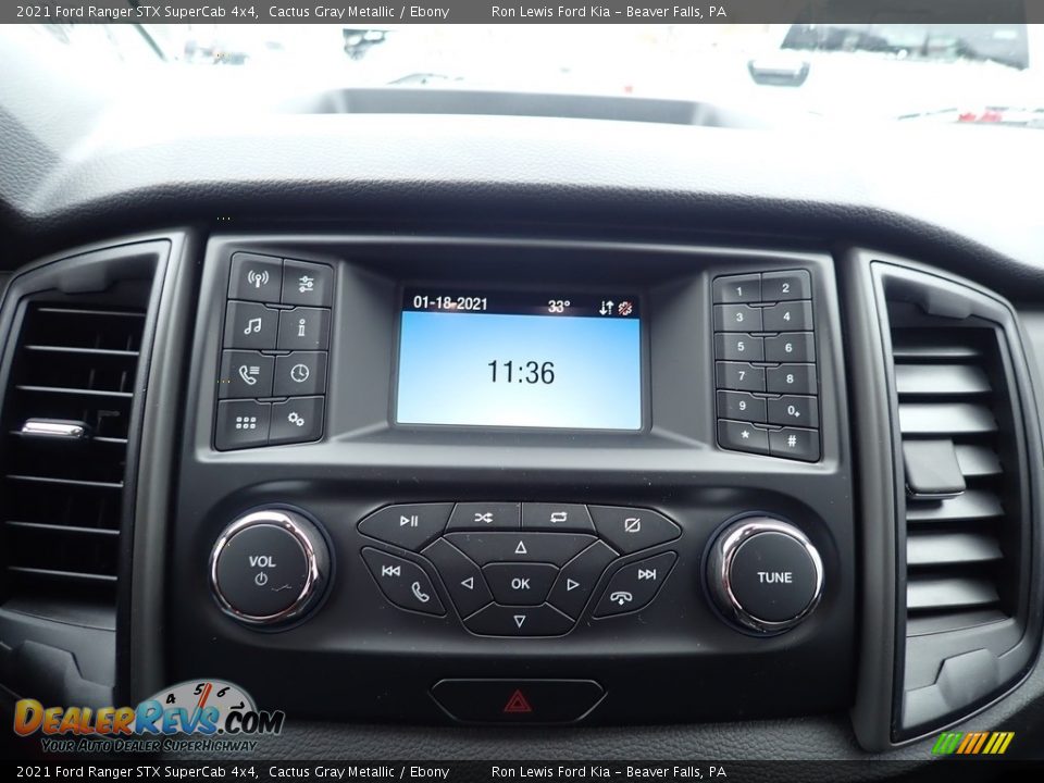 Controls of 2021 Ford Ranger STX SuperCab 4x4 Photo #15