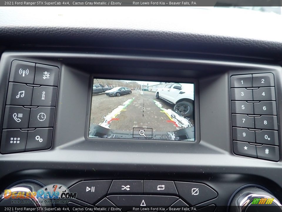 2021 Ford Ranger STX SuperCab 4x4 Cactus Gray Metallic / Ebony Photo #16