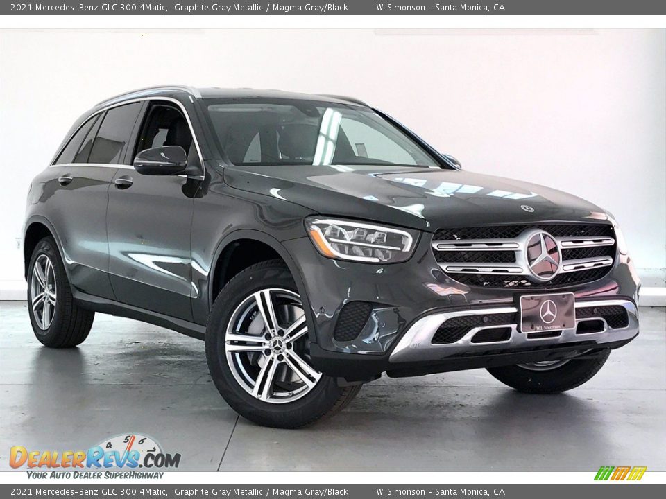 2021 Mercedes-Benz GLC 300 4Matic Graphite Gray Metallic / Magma Gray/Black Photo #12