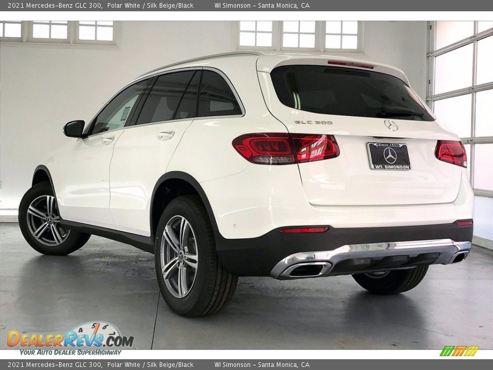 2021 Mercedes-Benz GLC 300 Polar White / Silk Beige/Black Photo #2