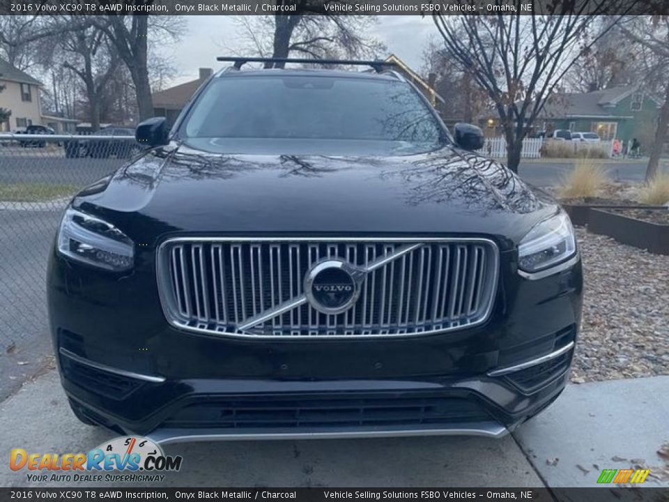 2016 Volvo XC90 T8 eAWD Inscription Onyx Black Metallic / Charcoal Photo #3