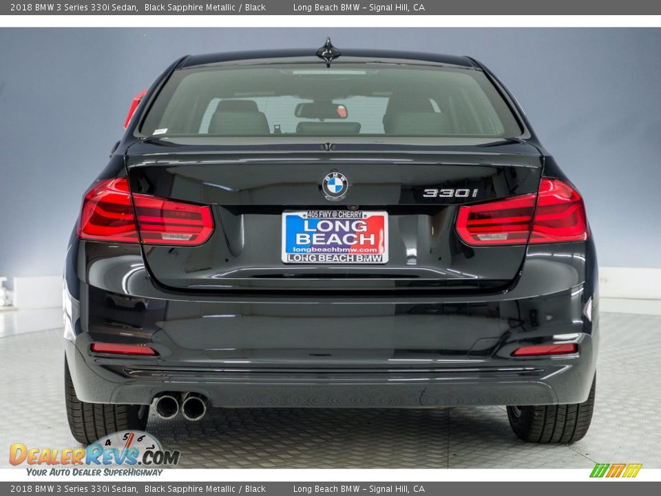 2018 BMW 3 Series 330i Sedan Black Sapphire Metallic / Black Photo #3