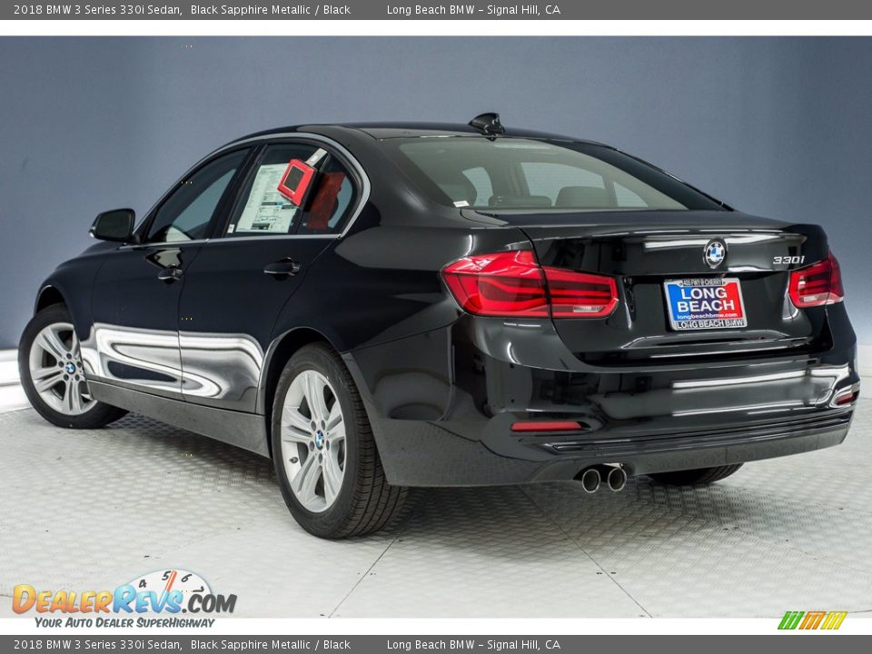 2018 BMW 3 Series 330i Sedan Black Sapphire Metallic / Black Photo #4