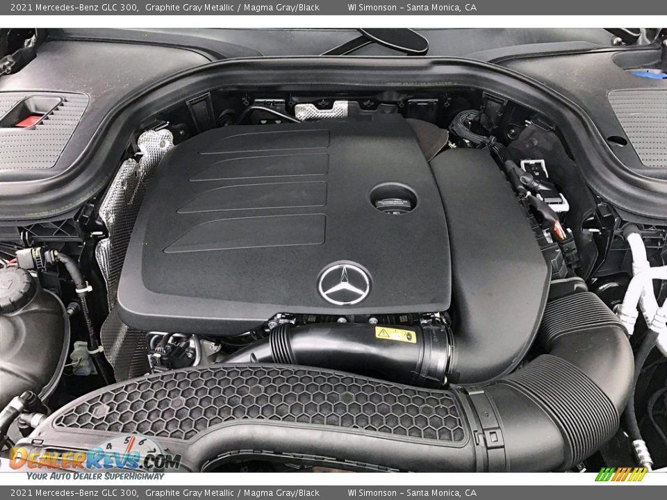 2021 Mercedes-Benz GLC 300 Graphite Gray Metallic / Magma Gray/Black Photo #8