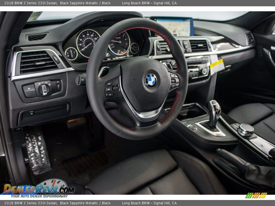 2018 BMW 3 Series 330i Sedan Black Sapphire Metallic / Black Photo #6