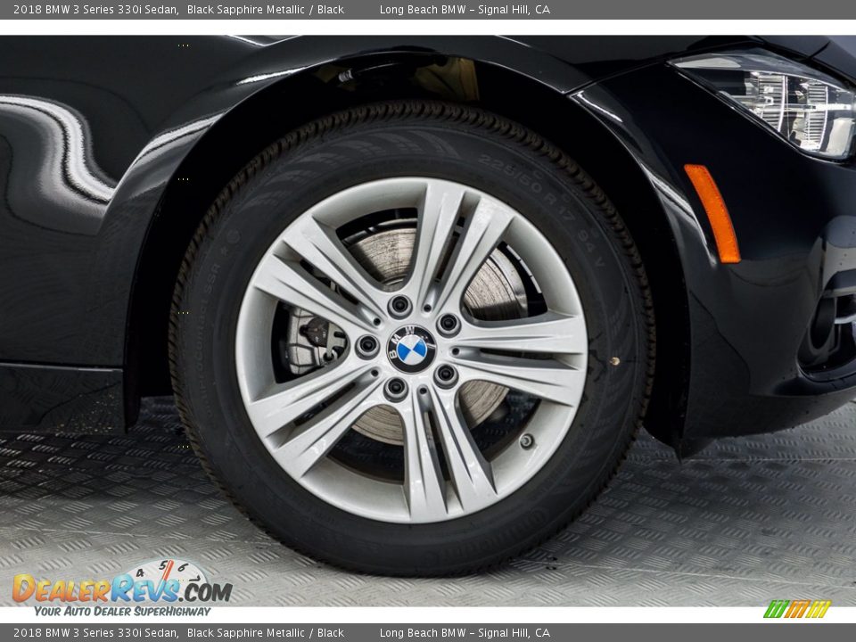 2018 BMW 3 Series 330i Sedan Black Sapphire Metallic / Black Photo #9