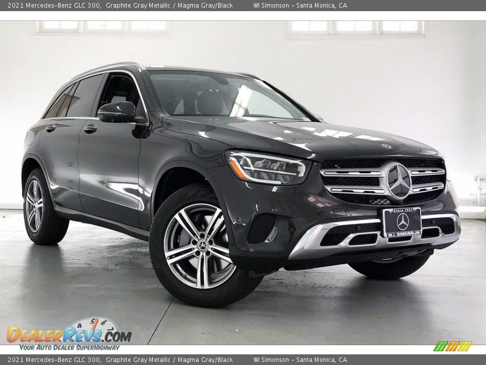 2021 Mercedes-Benz GLC 300 Graphite Gray Metallic / Magma Gray/Black Photo #12