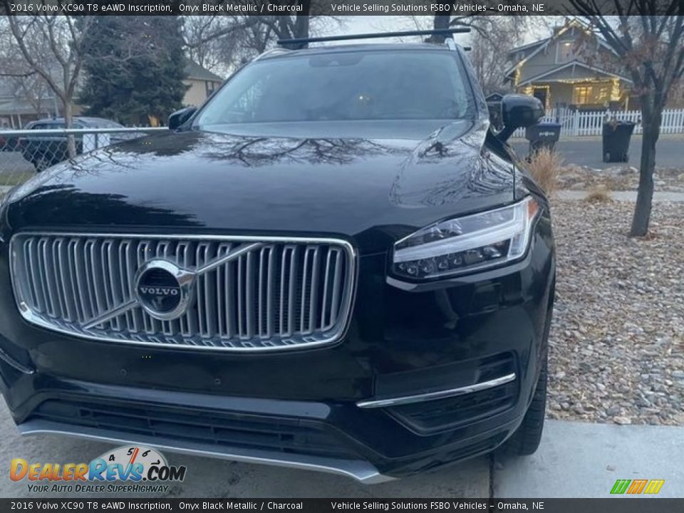 2016 Volvo XC90 T8 eAWD Inscription Onyx Black Metallic / Charcoal Photo #11