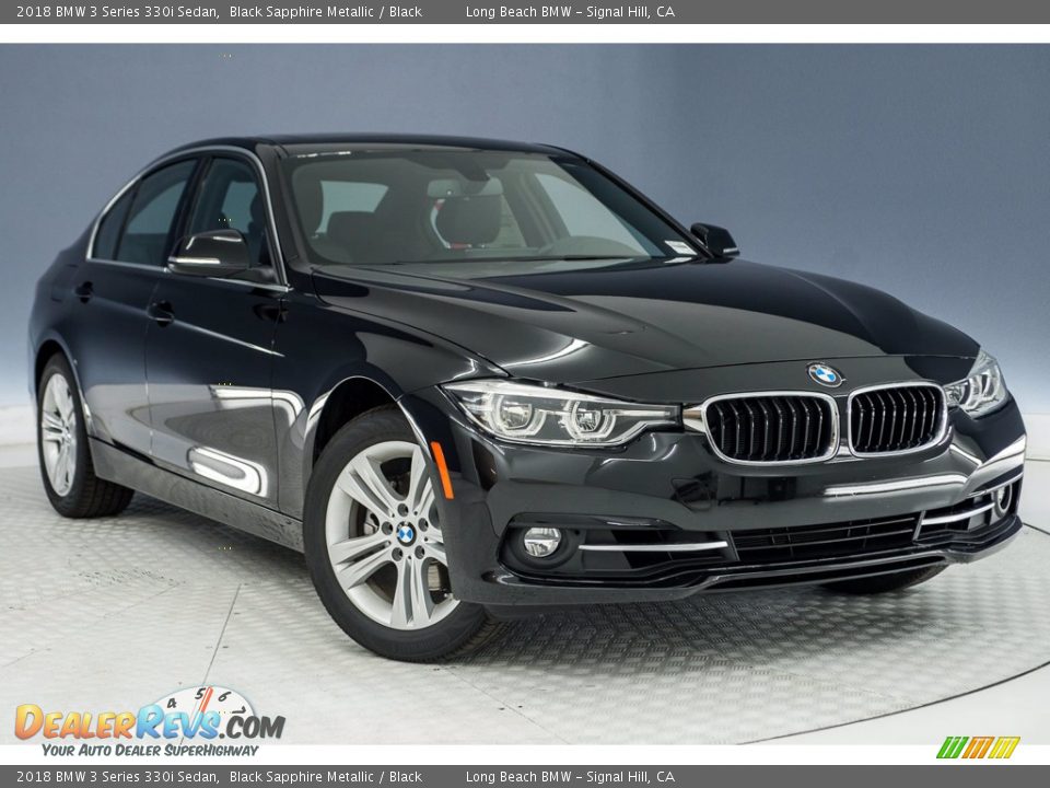 2018 BMW 3 Series 330i Sedan Black Sapphire Metallic / Black Photo #11