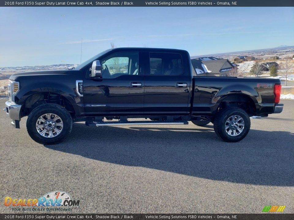 2018 Ford F350 Super Duty Lariat Crew Cab 4x4 Shadow Black / Black Photo #1