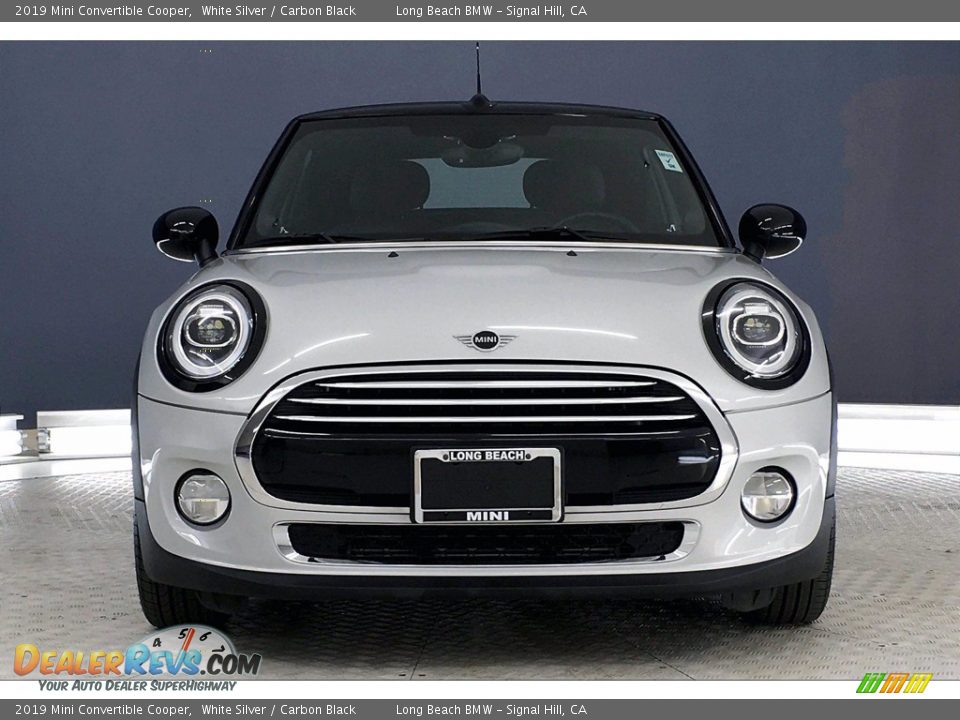 2019 Mini Convertible Cooper White Silver / Carbon Black Photo #2