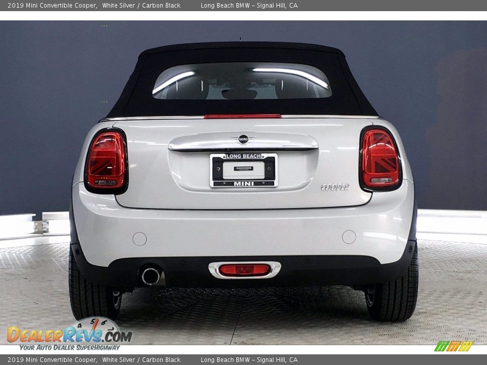 2019 Mini Convertible Cooper White Silver / Carbon Black Photo #3