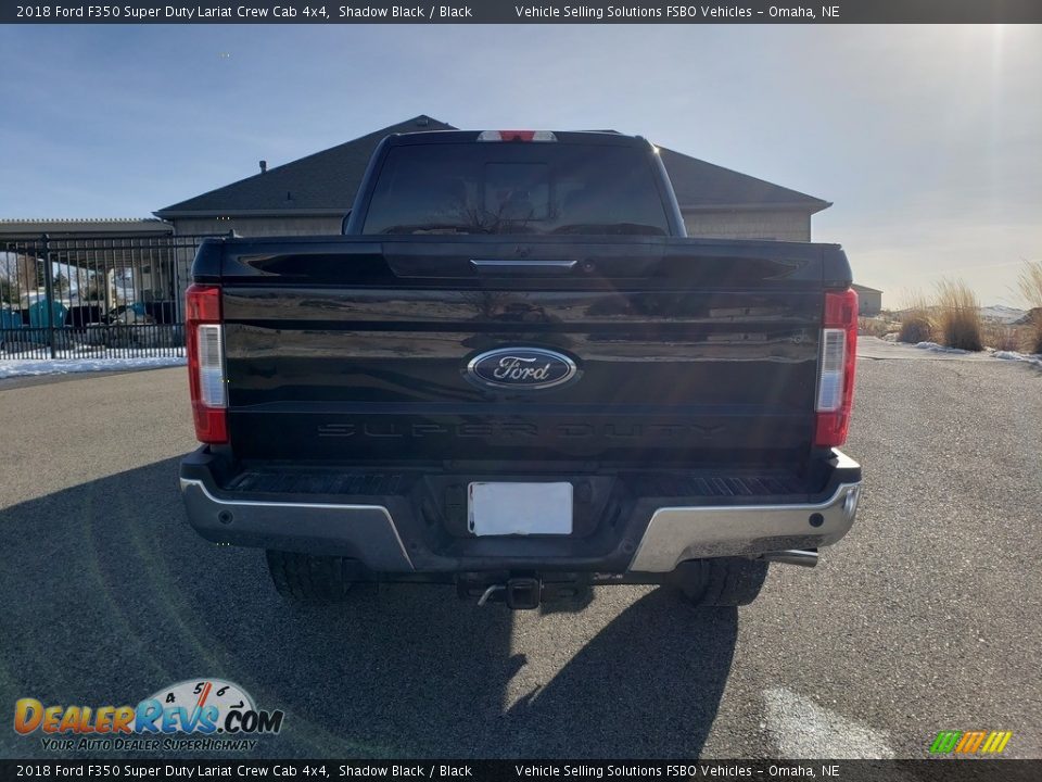 2018 Ford F350 Super Duty Lariat Crew Cab 4x4 Shadow Black / Black Photo #9