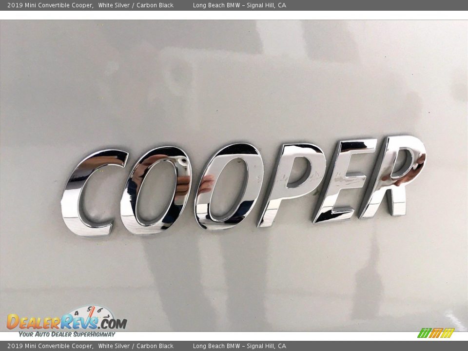 2019 Mini Convertible Cooper White Silver / Carbon Black Photo #7