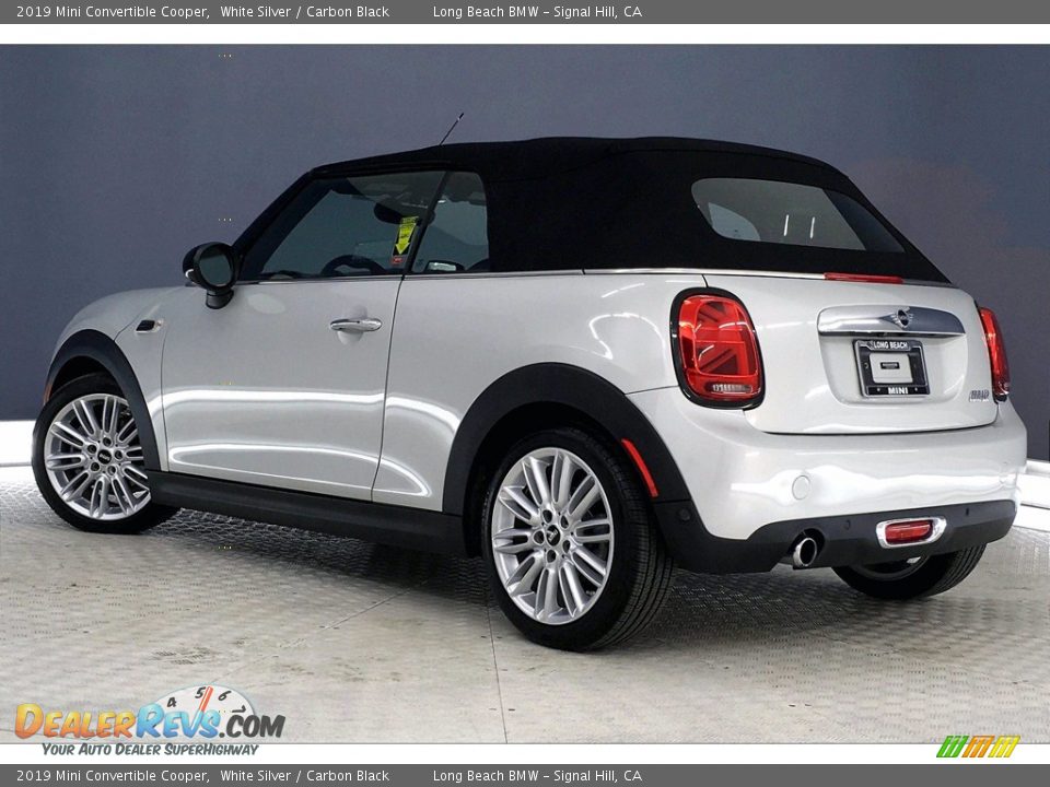 2019 Mini Convertible Cooper White Silver / Carbon Black Photo #10