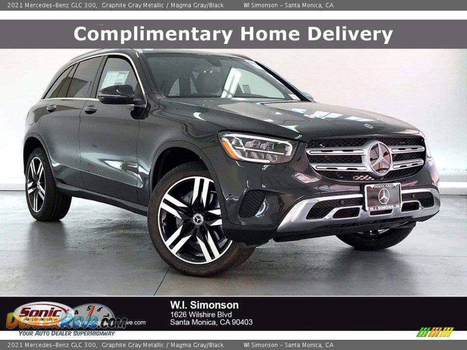 2021 Mercedes-Benz GLC 300 Graphite Gray Metallic / Magma Gray/Black Photo #1