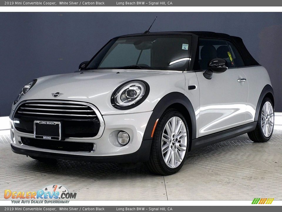 2019 Mini Convertible Cooper White Silver / Carbon Black Photo #12
