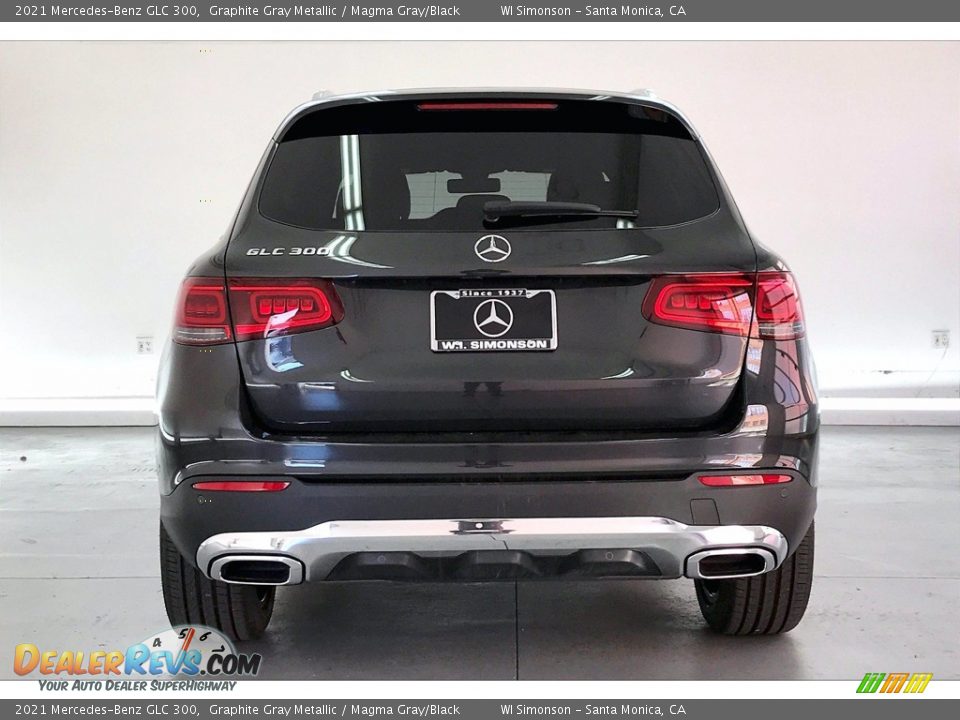 2021 Mercedes-Benz GLC 300 Graphite Gray Metallic / Magma Gray/Black Photo #3