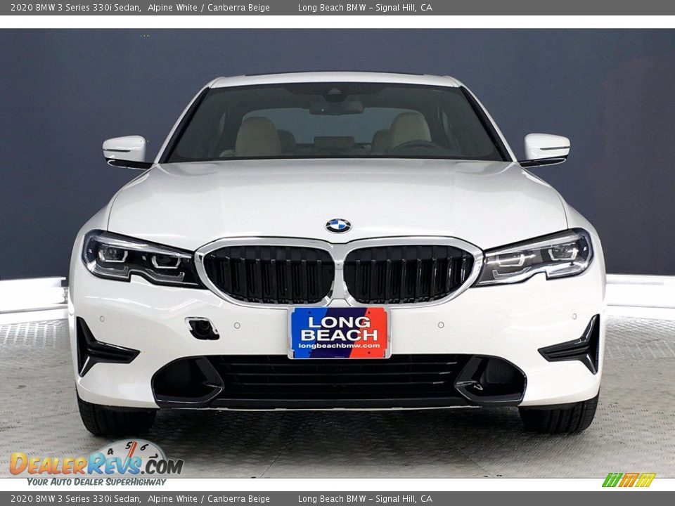 2020 BMW 3 Series 330i Sedan Alpine White / Canberra Beige Photo #2