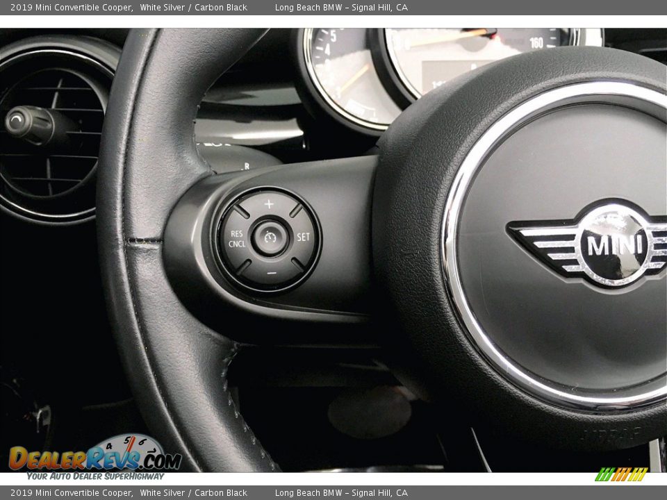 2019 Mini Convertible Cooper White Silver / Carbon Black Photo #18