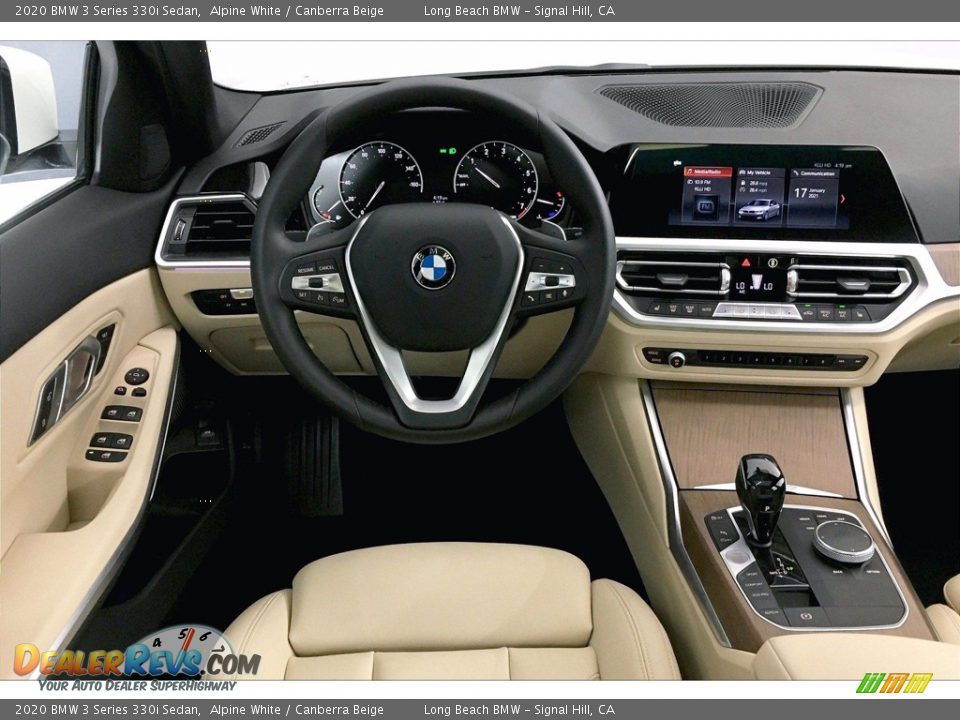 2020 BMW 3 Series 330i Sedan Alpine White / Canberra Beige Photo #4