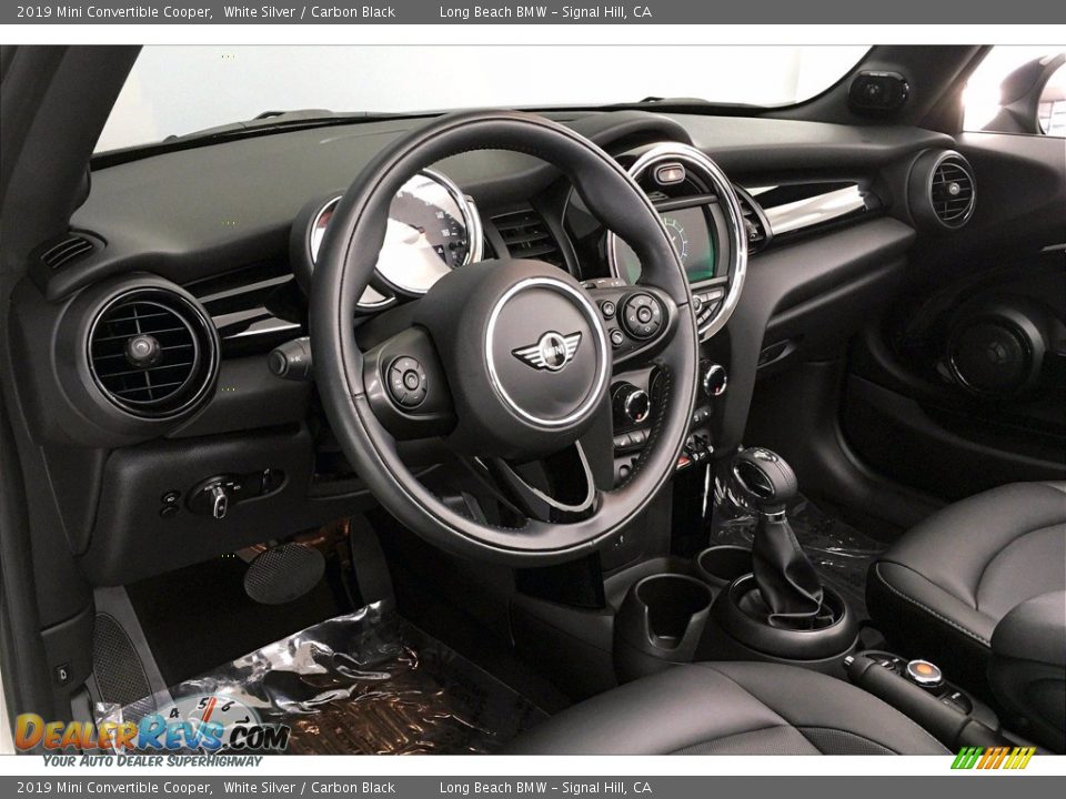 2019 Mini Convertible Cooper White Silver / Carbon Black Photo #21