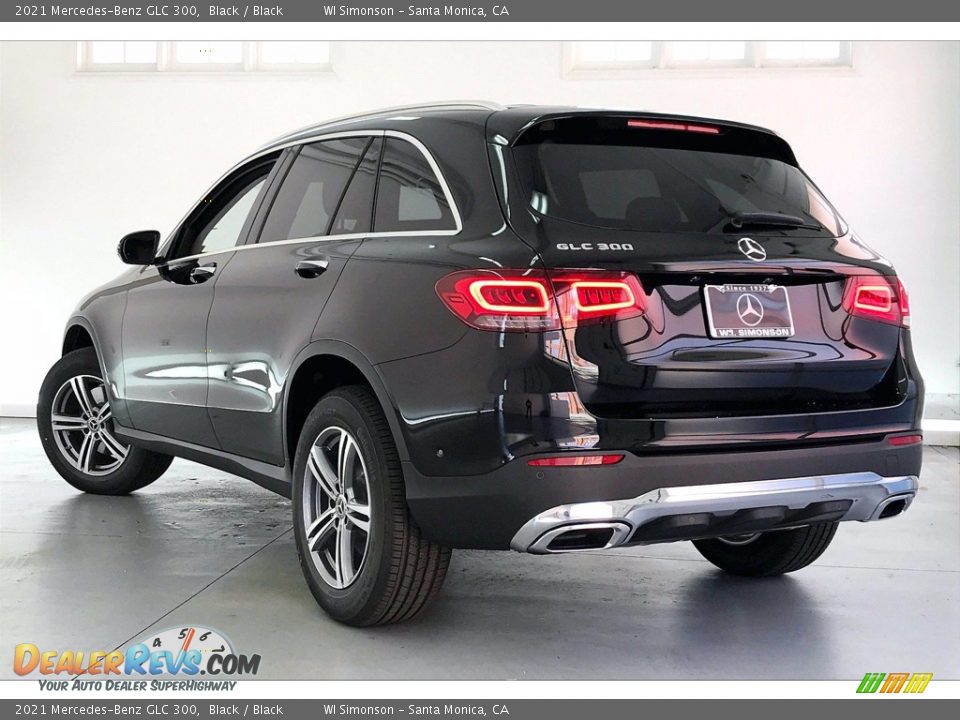 2021 Mercedes-Benz GLC 300 Black / Black Photo #2