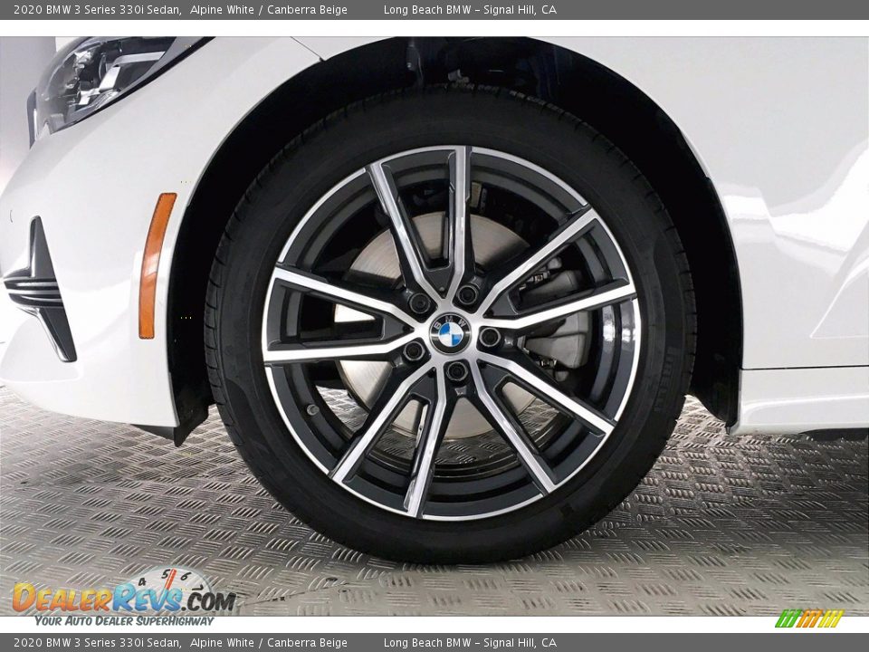 2020 BMW 3 Series 330i Sedan Alpine White / Canberra Beige Photo #8