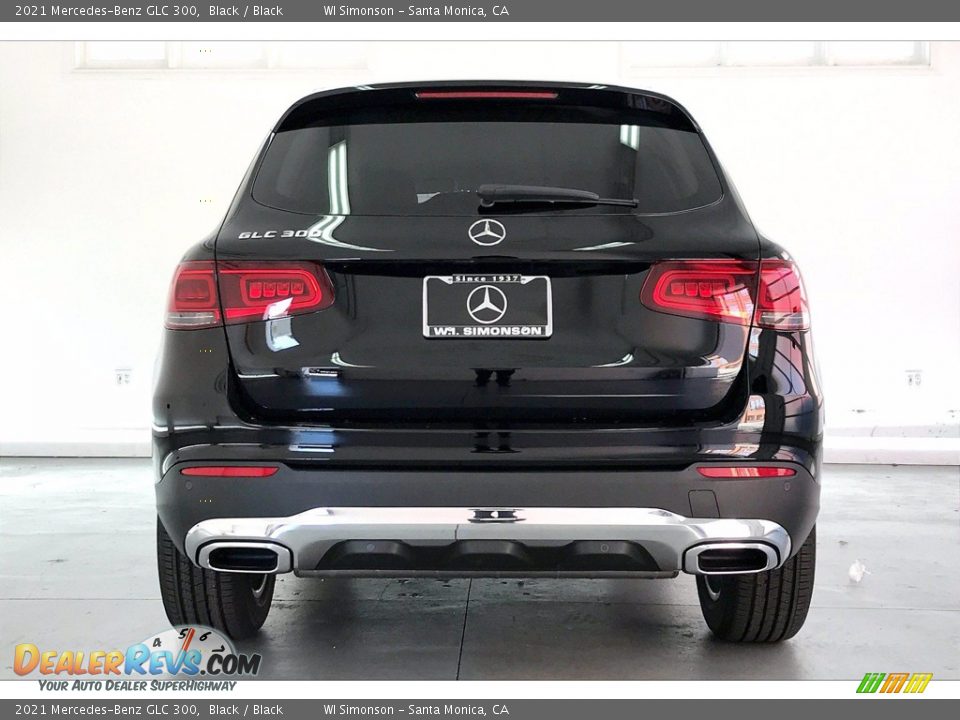 2021 Mercedes-Benz GLC 300 Black / Black Photo #3