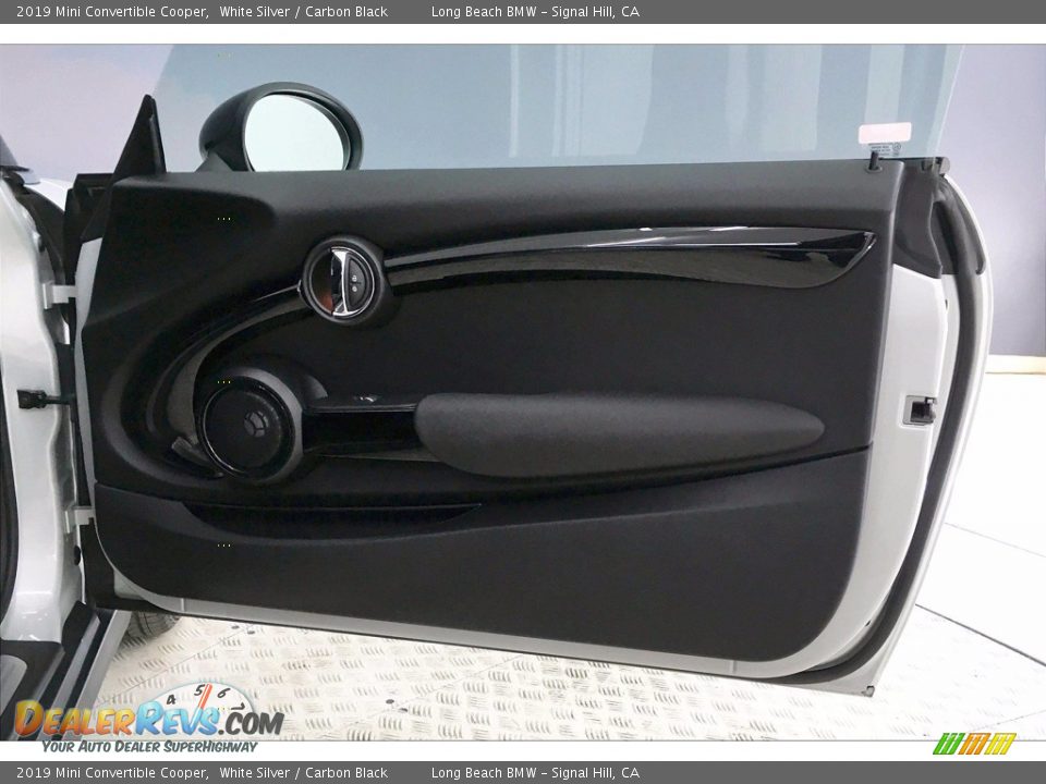 2019 Mini Convertible Cooper White Silver / Carbon Black Photo #24