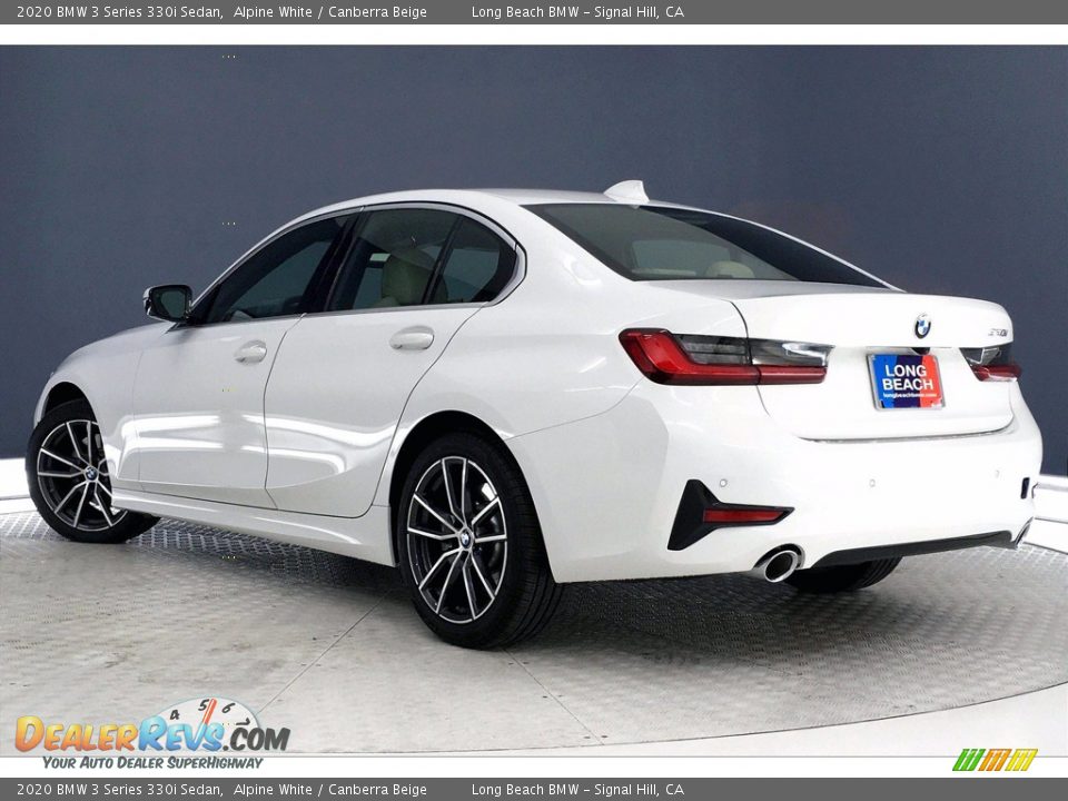 2020 BMW 3 Series 330i Sedan Alpine White / Canberra Beige Photo #10