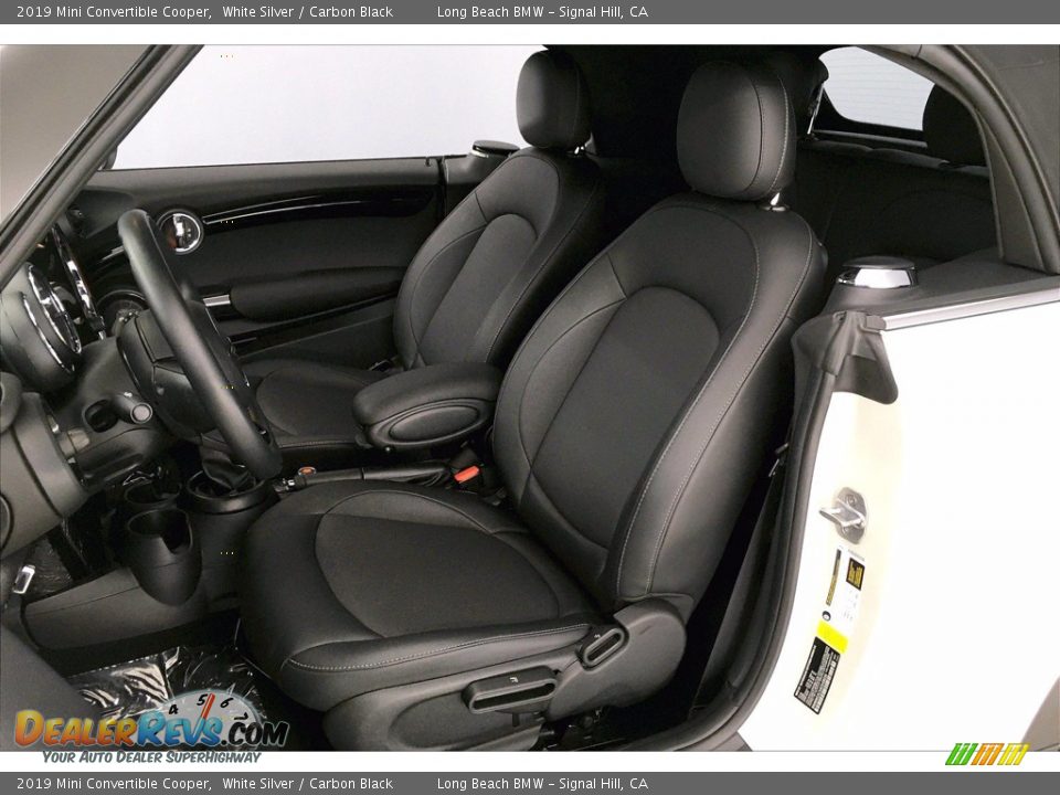 2019 Mini Convertible Cooper White Silver / Carbon Black Photo #27