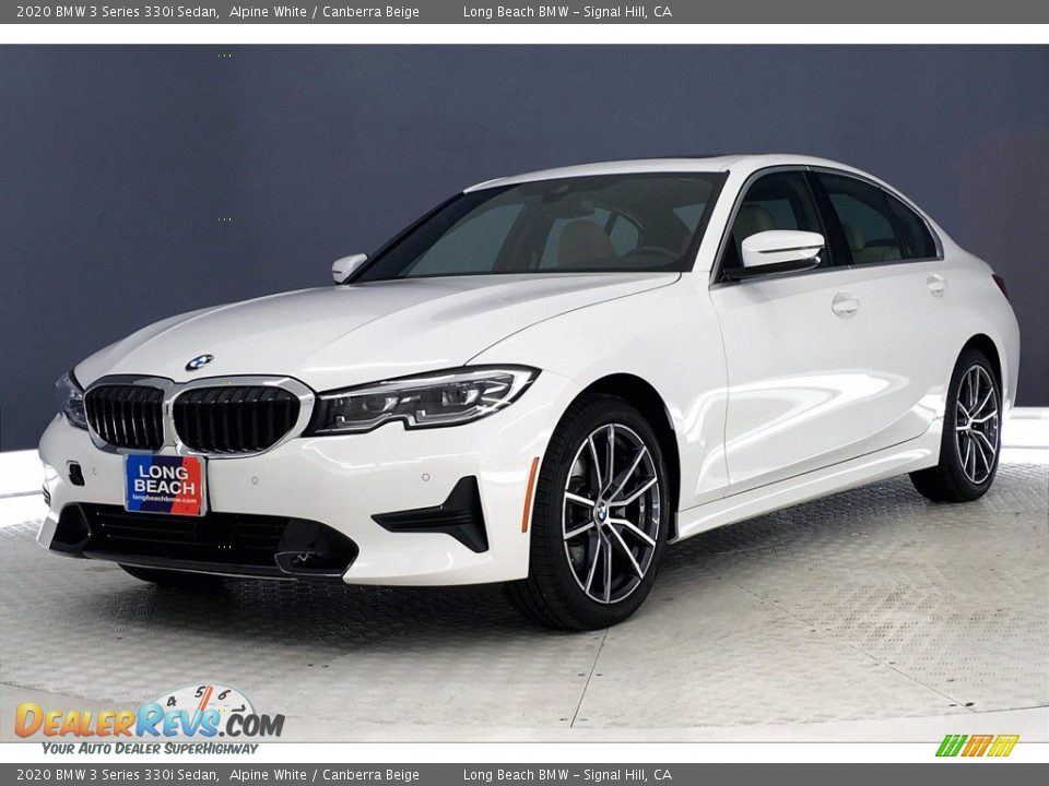 2020 BMW 3 Series 330i Sedan Alpine White / Canberra Beige Photo #12