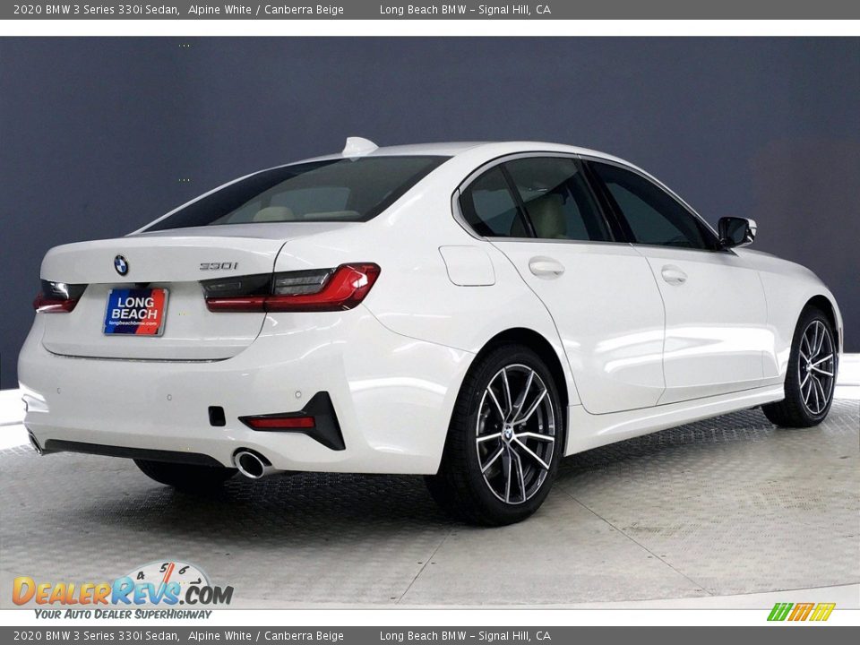 2020 BMW 3 Series 330i Sedan Alpine White / Canberra Beige Photo #13