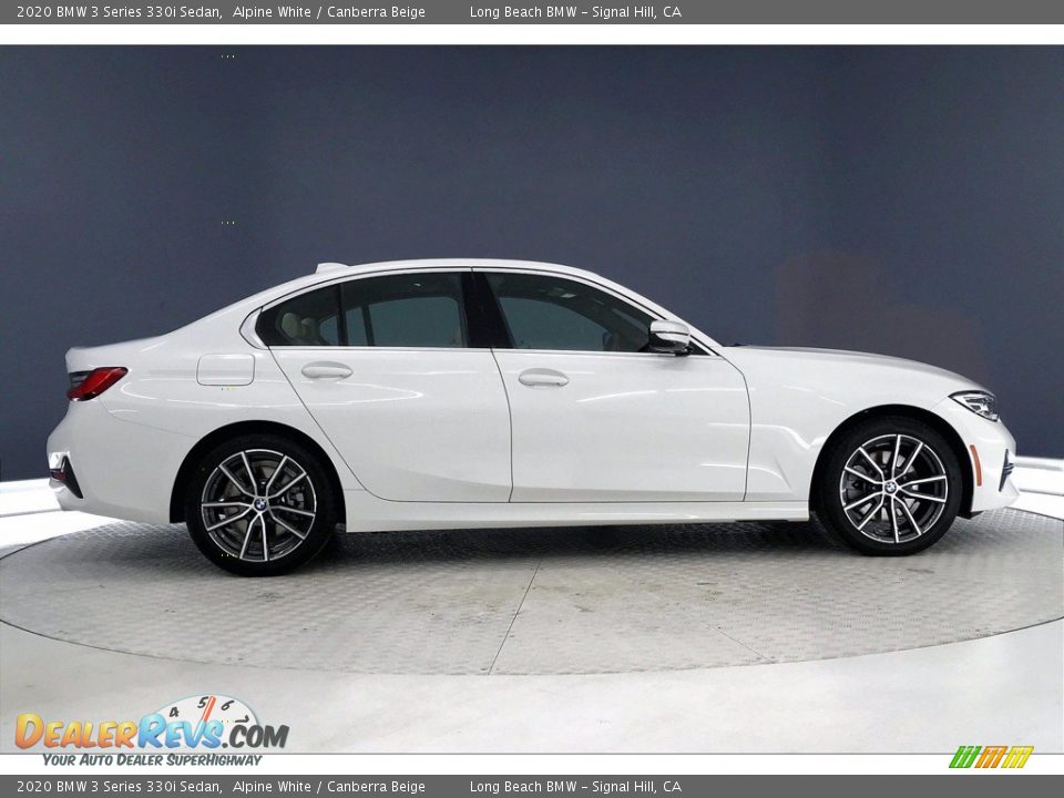 2020 BMW 3 Series 330i Sedan Alpine White / Canberra Beige Photo #14