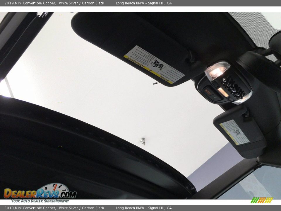 2019 Mini Convertible Cooper White Silver / Carbon Black Photo #30