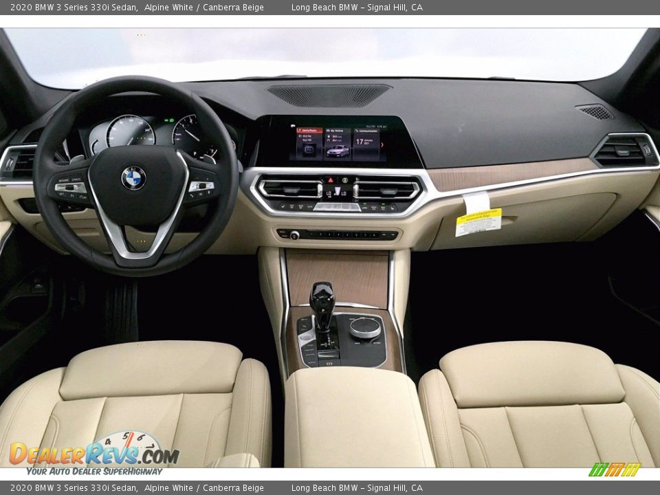 2020 BMW 3 Series 330i Sedan Alpine White / Canberra Beige Photo #15