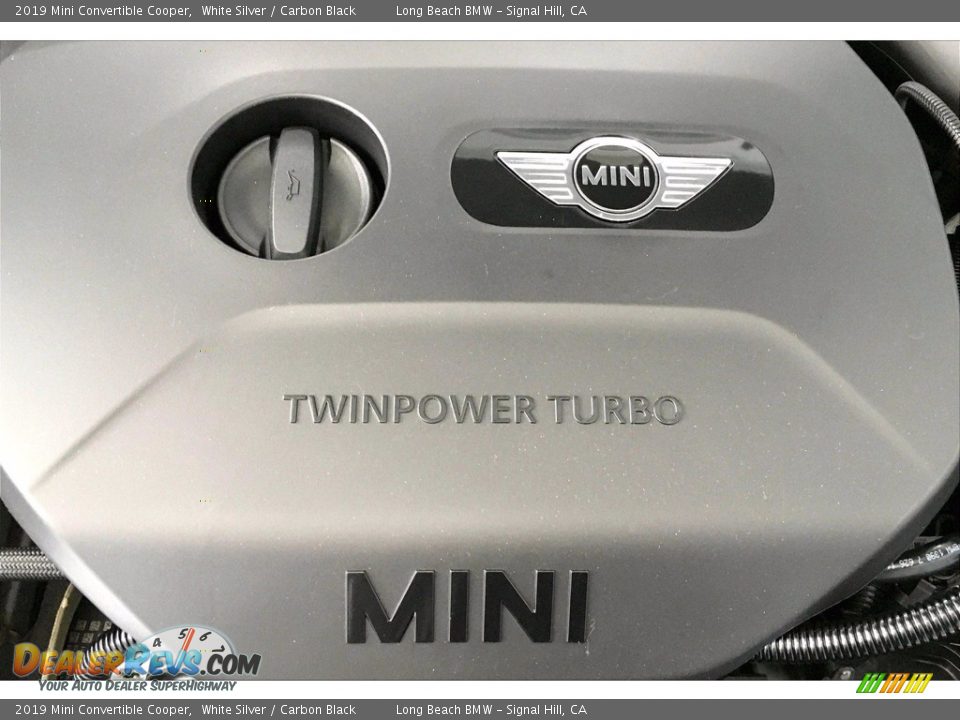 2019 Mini Convertible Cooper White Silver / Carbon Black Photo #34