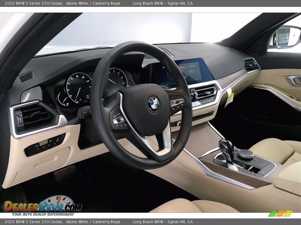 2020 BMW 3 Series 330i Sedan Alpine White / Canberra Beige Photo #21