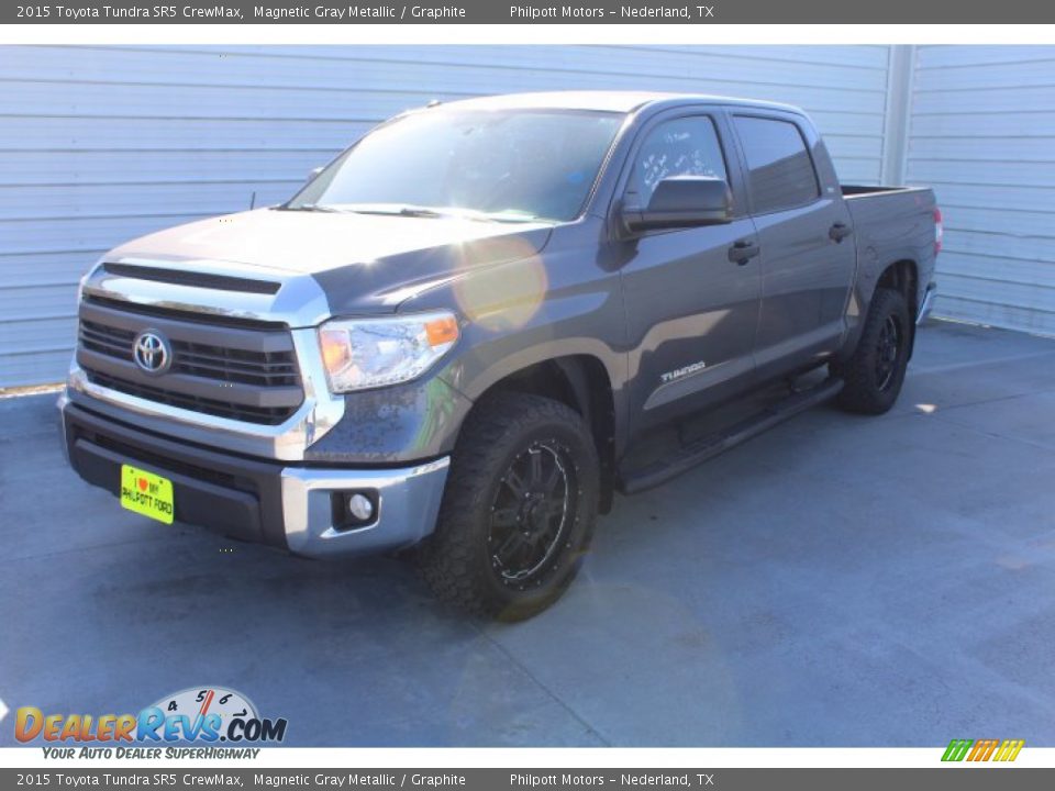 2015 Toyota Tundra SR5 CrewMax Magnetic Gray Metallic / Graphite Photo #4