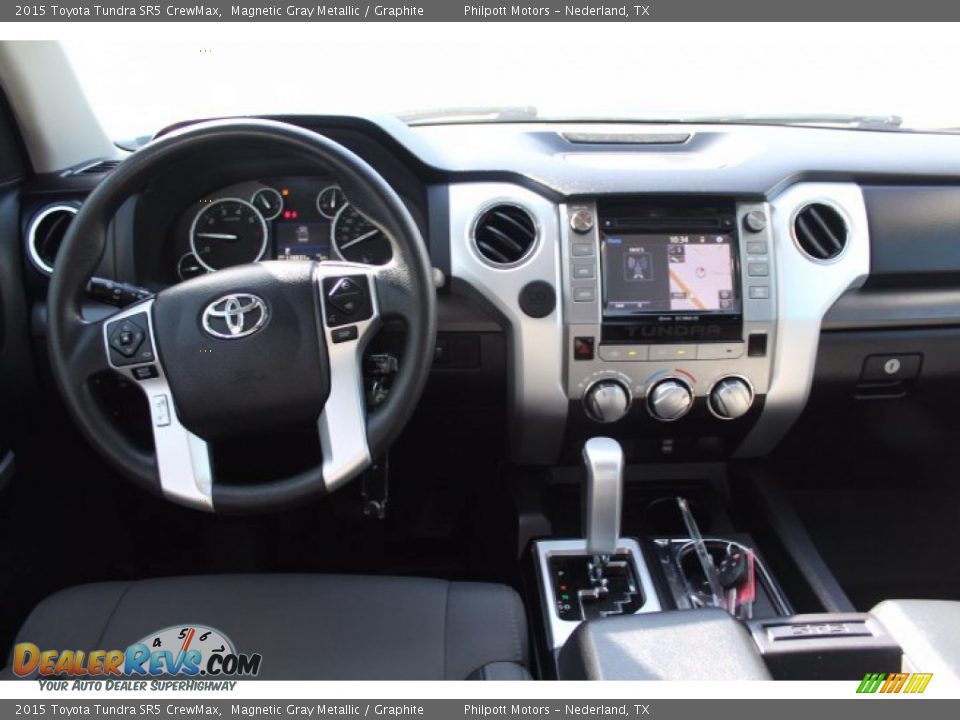 2015 Toyota Tundra SR5 CrewMax Magnetic Gray Metallic / Graphite Photo #21