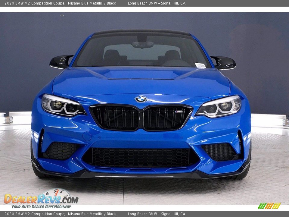 2020 BMW M2 Competition Coupe Misano Blue Metallic / Black Photo #2