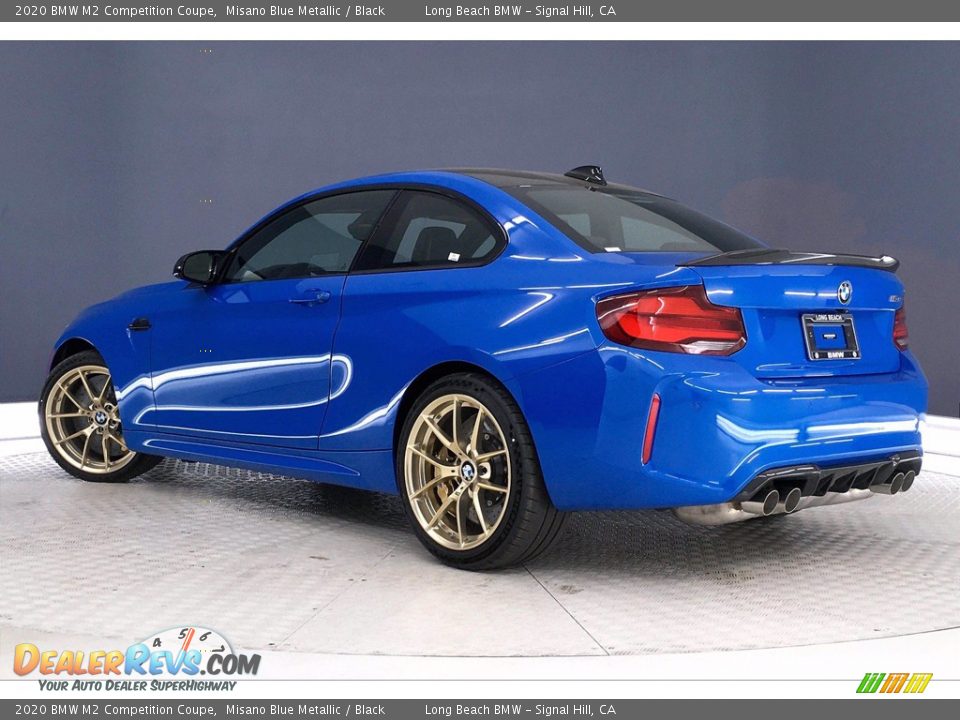 2020 BMW M2 Competition Coupe Misano Blue Metallic / Black Photo #3