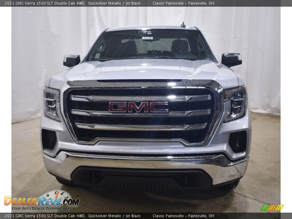 2021 GMC Sierra 1500 SLT Double Cab 4WD Quicksilver Metallic / Jet Black Photo #4